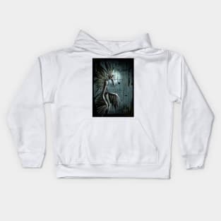 The Wandering crow man Kids Hoodie